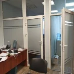 Пленка матовая декоративная на стеклянные перегородки