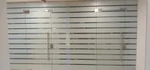 Декоративная белая матовая пленка MATTE WHITE в виде полос