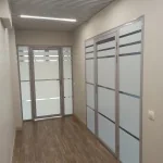 Пленка декоративная матовая MATTE WHITE ПОЛОСЫ на стеклянные перегородки