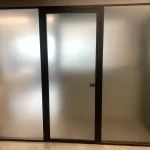 Пленка матовая полупрозрачная MATTE PVC на стеклянную перегородку
